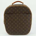 LOUIS VUITTON　ルイ・ヴィトン　M51132　パックオール　サックアド　ショルダーバッグ　肩掛けバッグ　モノグラム　ブラウン　レザー　メンズ　レディース　【中古】