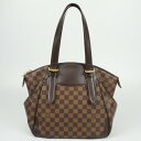 LOUIS VUITTON ルイヴィトン N41118 ヴェローナMM ダミエ ブラウン ハンドバッグ レディース 肩掛け【中古】