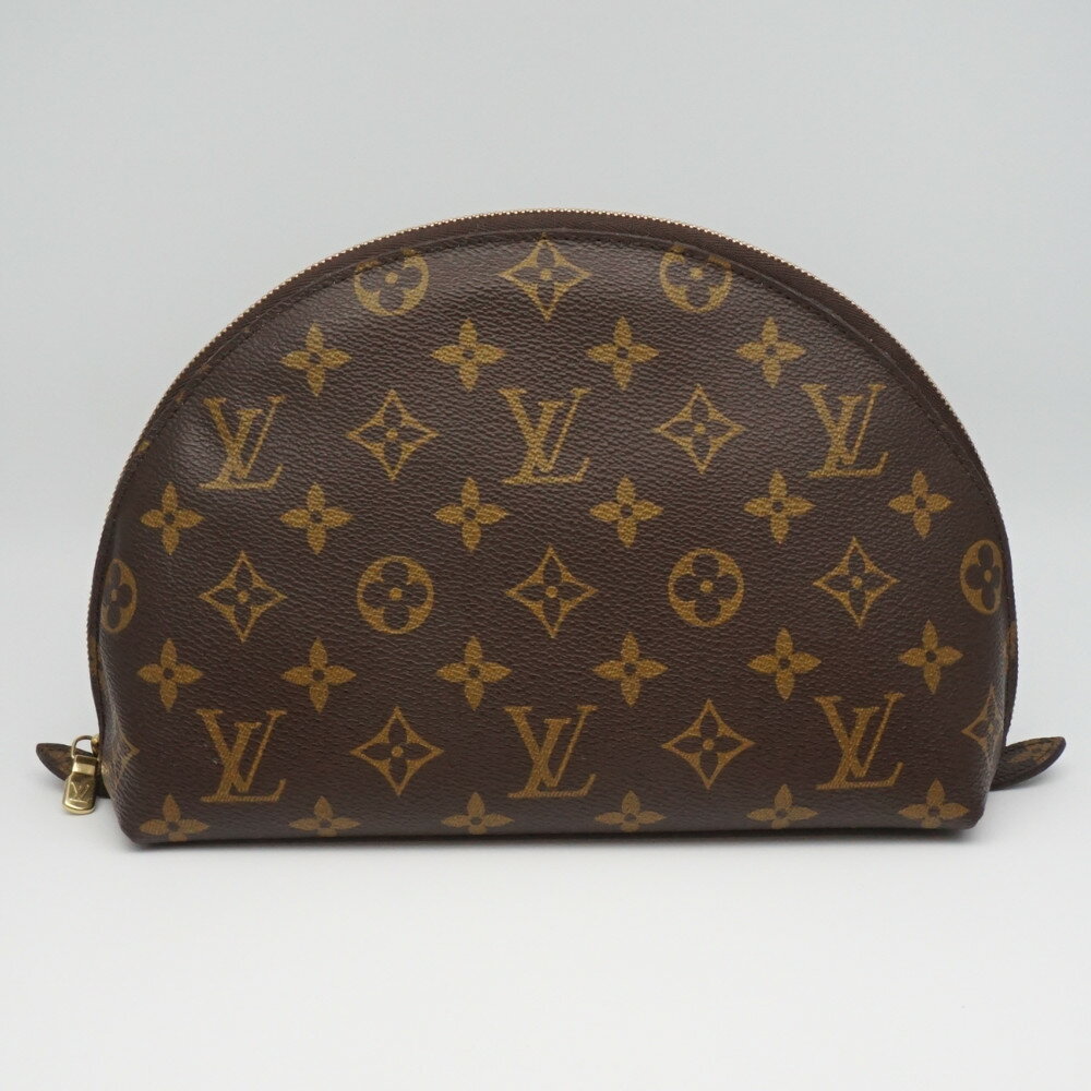 LOUIS VUITTON　ルイヴィトン　M47520　トゥルース・ドゥミロンド 　モノグラム・キャンバス　ブラウン　茶　コスメポーチ　化粧ポーチ　小物入れ　クラッチバッグ　セカンドバッグ　メンズ　レディース　【中古】