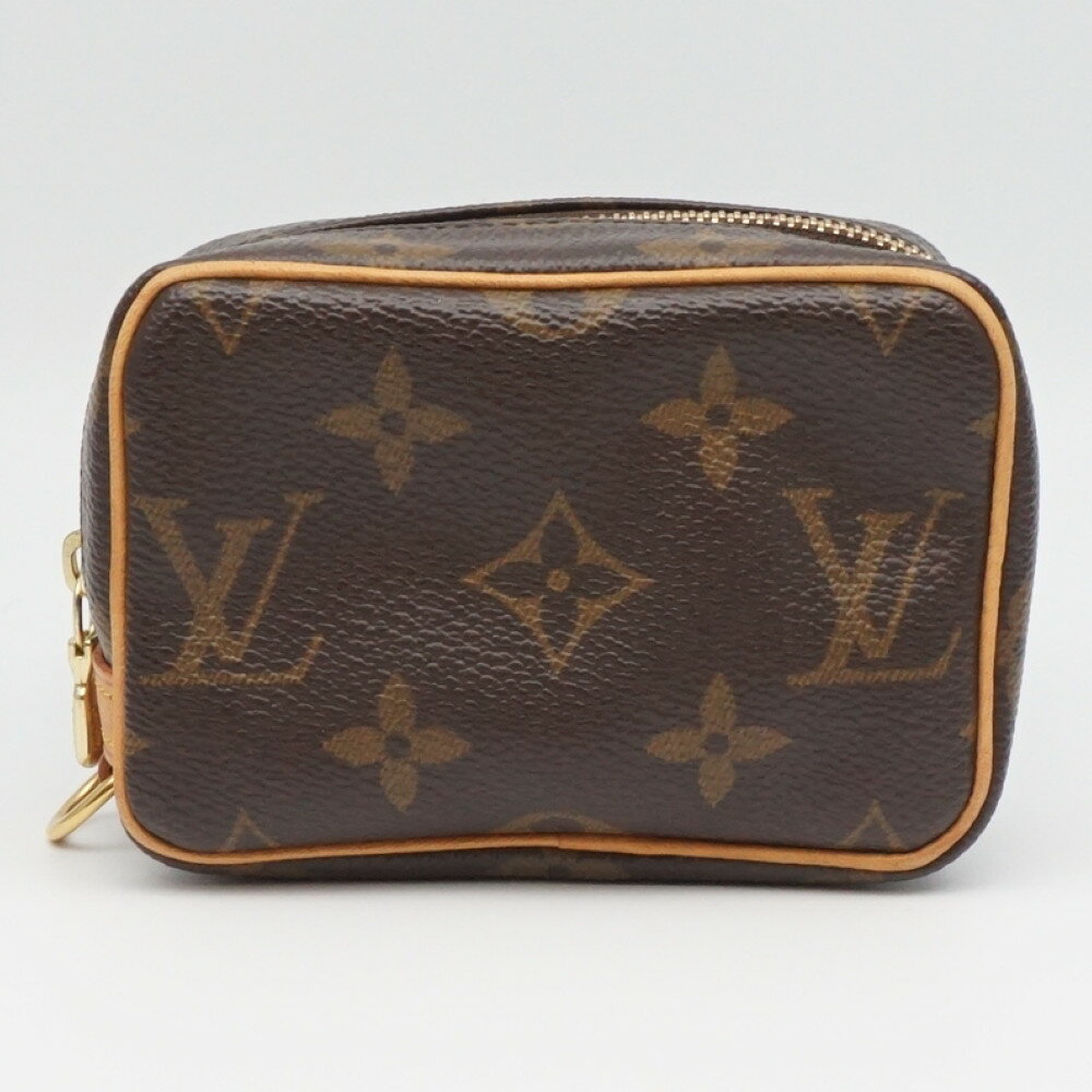 LOUIS VUITTON　ルイヴィトン　M58030　トゥルースワピティ　モノグラム　ブラウン　小物入れ　ポーチ　レディース　メンズ　ストラップ付　【中古】