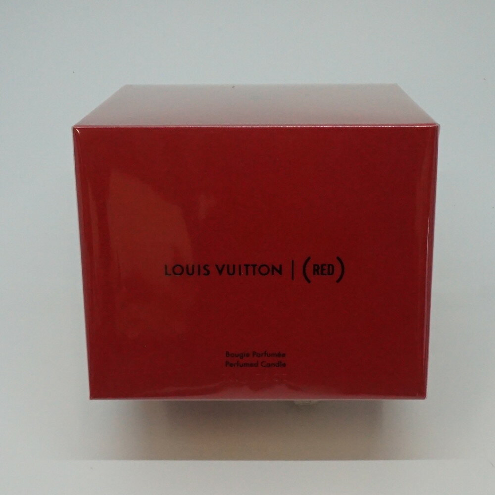 楽天質屋かんてい局　盛岡店LOUIS VUITTON　ルイヴィトン　LP0182　I（RED） ミディアムキャンドル　ホワイト×レッド　アロマキャンドル　フレグランス　インテリア　未使用未開封　【中古】