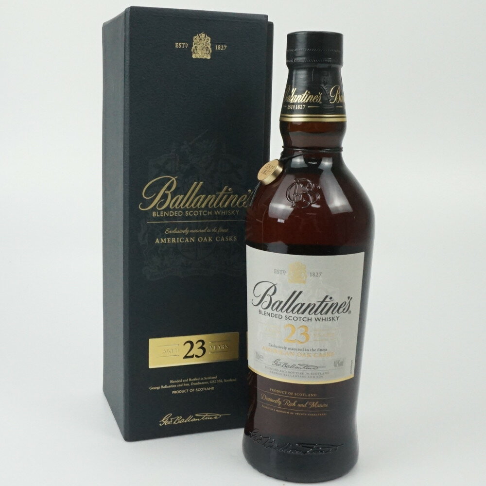 Ballantines 23年 AMERICAN OAK CASKS　バランタイン アメリカンオークカスク　スコットランド　スコッチウイスキー　アルコール度数40度　容量700ml　酒　未開栓　【中古】