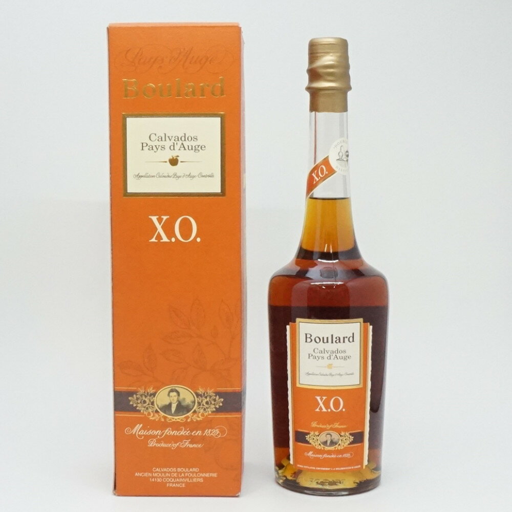 Boulard XO Calvados Pays D'Auge　ブラー XO カルヴァドス ペイドージュ　フランス　ブランデー　リンゴ　アルコール度数40度　容量700ml　酒　未開栓　【中古】