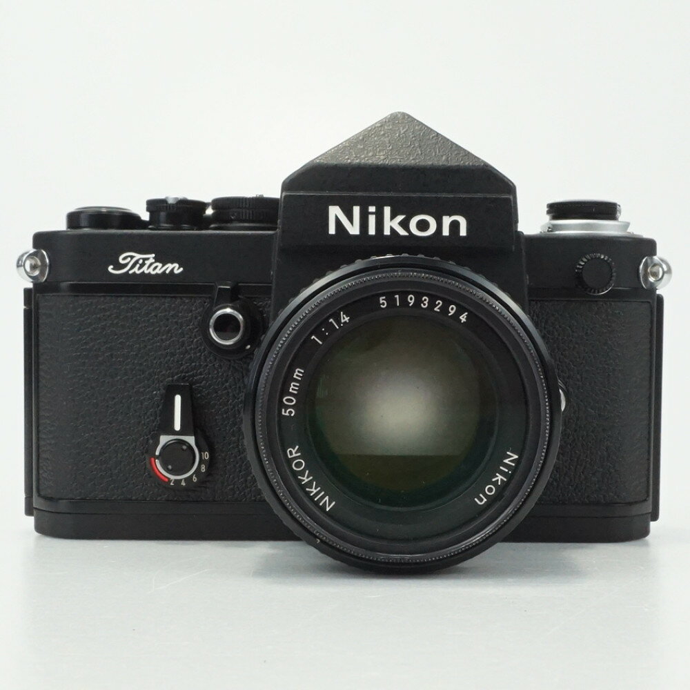 Nikon　ニコン　F2 Titan/NIKKOR 50mm 1:1.4　ブラック　一眼レフカメラ　ボディ本体　レンズ　【中古】