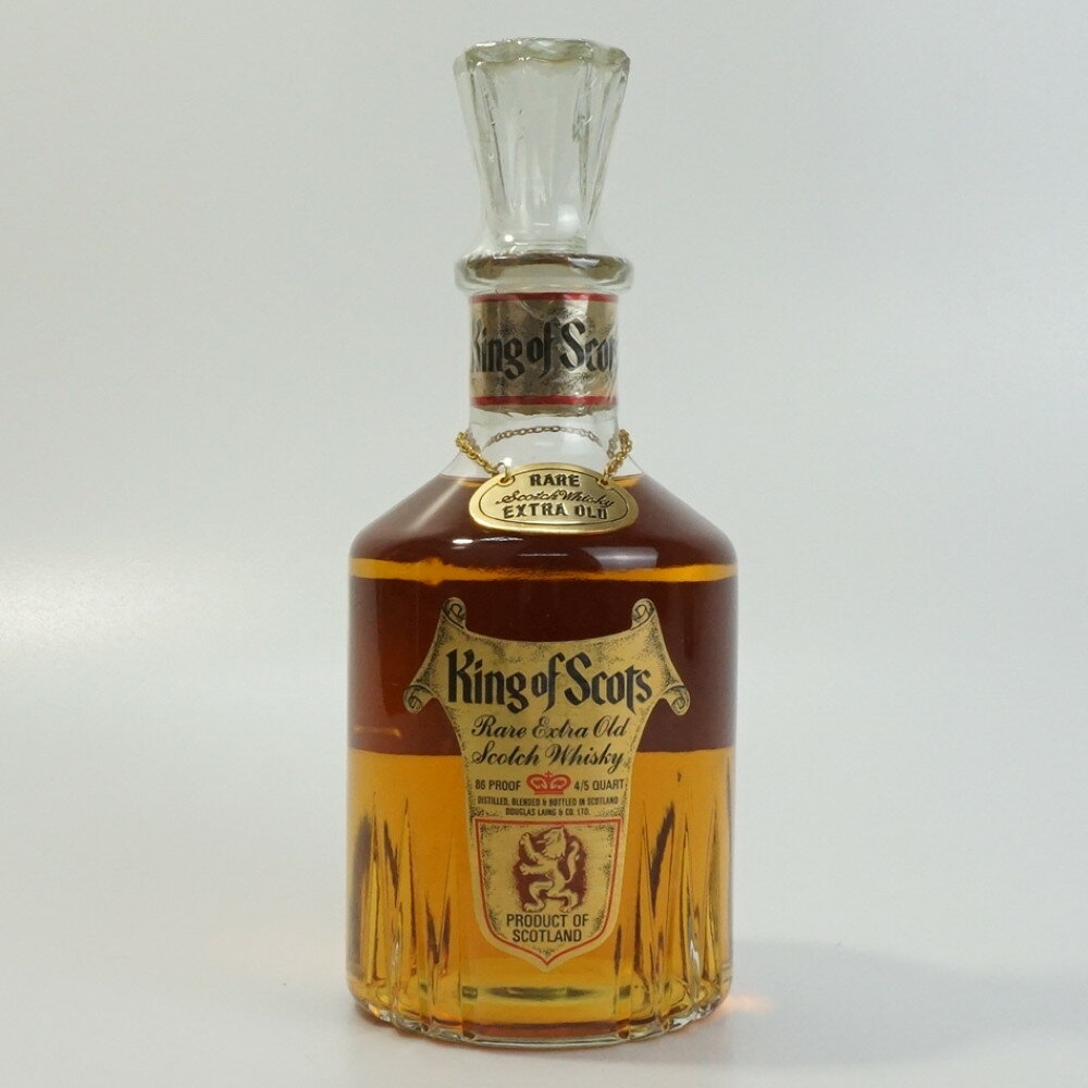 King of Scots Rare Extra Old　キングオブスコッツ レア エクストラオールド　スコッチウイスキー　ブレンデッド　アルコール度数43度　容量750ml　酒　未開栓　【中古】