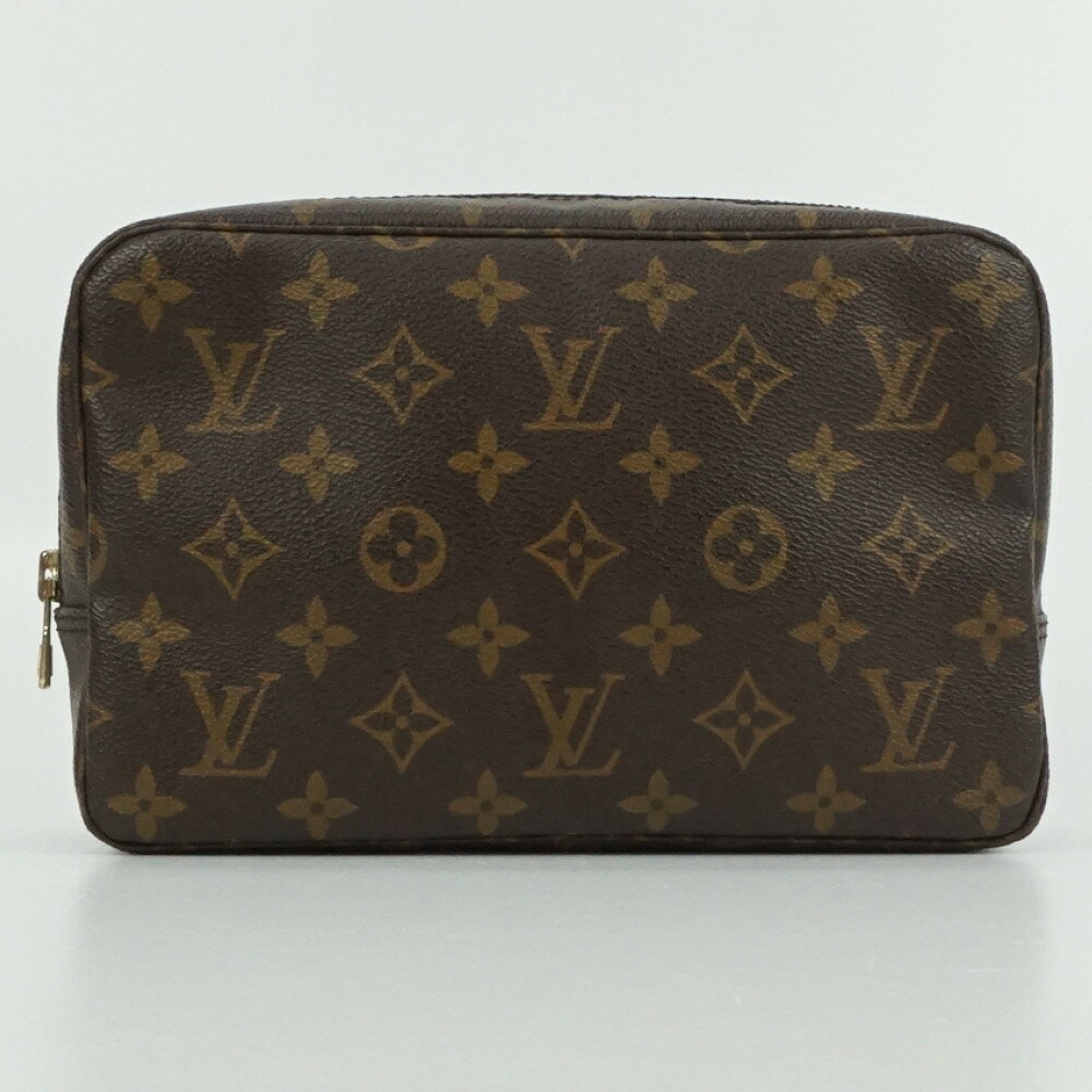 LOUIS VUITTON　ルイヴィトン　M47524　トゥルーストワレット23　モノグラム・キャンバス　ブラウン　茶　ポーチ　セカンドバッグ　ミニバッグ　メンズ　レディース　【中古】