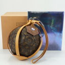 LOUIS VUITTON ルイ・ヴィトン M99054 世界限定3000個 1998フランスワールドカップ記念 サッカーボール モノグラム ブラウン レザー ...