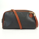 BOTTEGA VENET ボッテガ・ヴェネタ ショルダーバッグ ネイビー/ブラウン レザー イタリア製 ミニバッグ 斜め掛け 肩掛け メンズ レディース 【中...