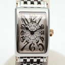 FRANCK MULLER フランクミュラー 802QZ REL STG ロングアイランド レリーフ ホワイト クォーツ 電池式 17mm 2針 レディース時計 腕時計 【中古】