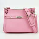 HERMES エルメス ジプシエール28 □N刻印(2010年頃) ヴォースイフト ピンク系 レザー ハンドバッグ ショルダーバッグ 2WAYバッグ 肩掛け 斜...