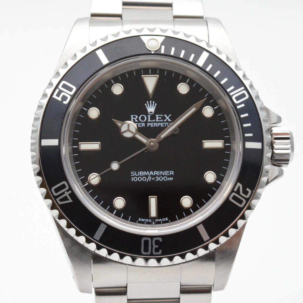 ROLEX　ロレックス　14060M　サブマリーナ ノンデイト　F番(2003年〜2004年頃)　ブラック文字盤　自動巻き　オートマチック　40mm　300M防水　メンズ時計　腕時計　【中古】