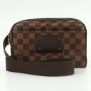 LOUIS VUITTON ルイヴィトン N41101 バム・バッグ・ブルックリン ダミエ・エベヌ ブラウン系 ヒップバッグ ウエストバッグ ボディバッグ 斜め...