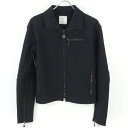 CHANEL シャネル P24061V14564 ジップスウェット アウター パーカー サイズ40 ブラック レディース 【中古】