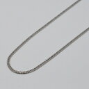 Pt850 6メンダブル喜平ネックレス シルバー プラチナ キヘイ チェーン約50cm 重量約10.1g ジュエリー アクセサリー メンズ レディース 【中古】