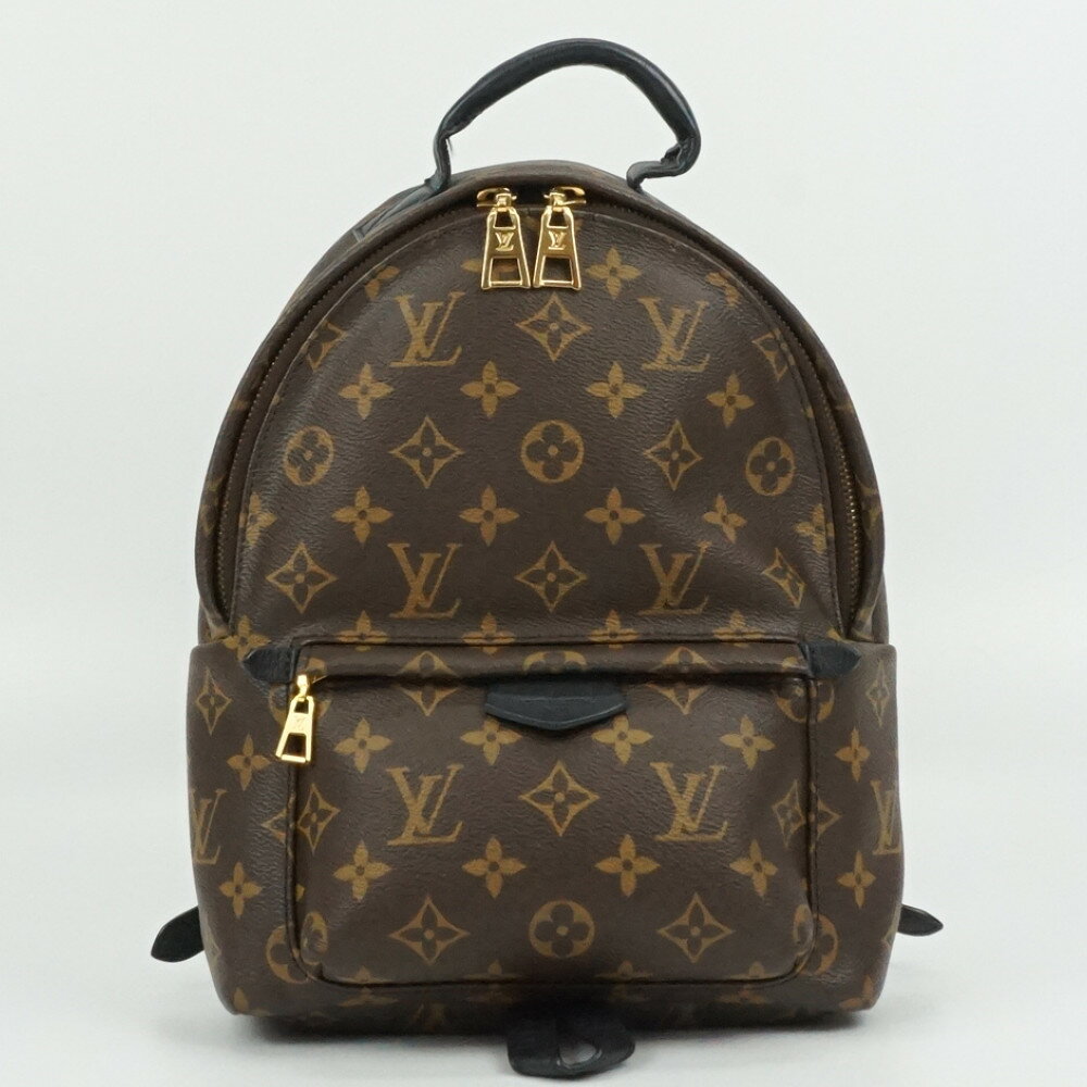 LOUIS VUITTON　ルイヴィトン　M41560　パームスプリングスPM バックパック　モノグラム・マカサー　ブラウン×ブラック　リュックサック　ミニリュック　レディース　【中古】