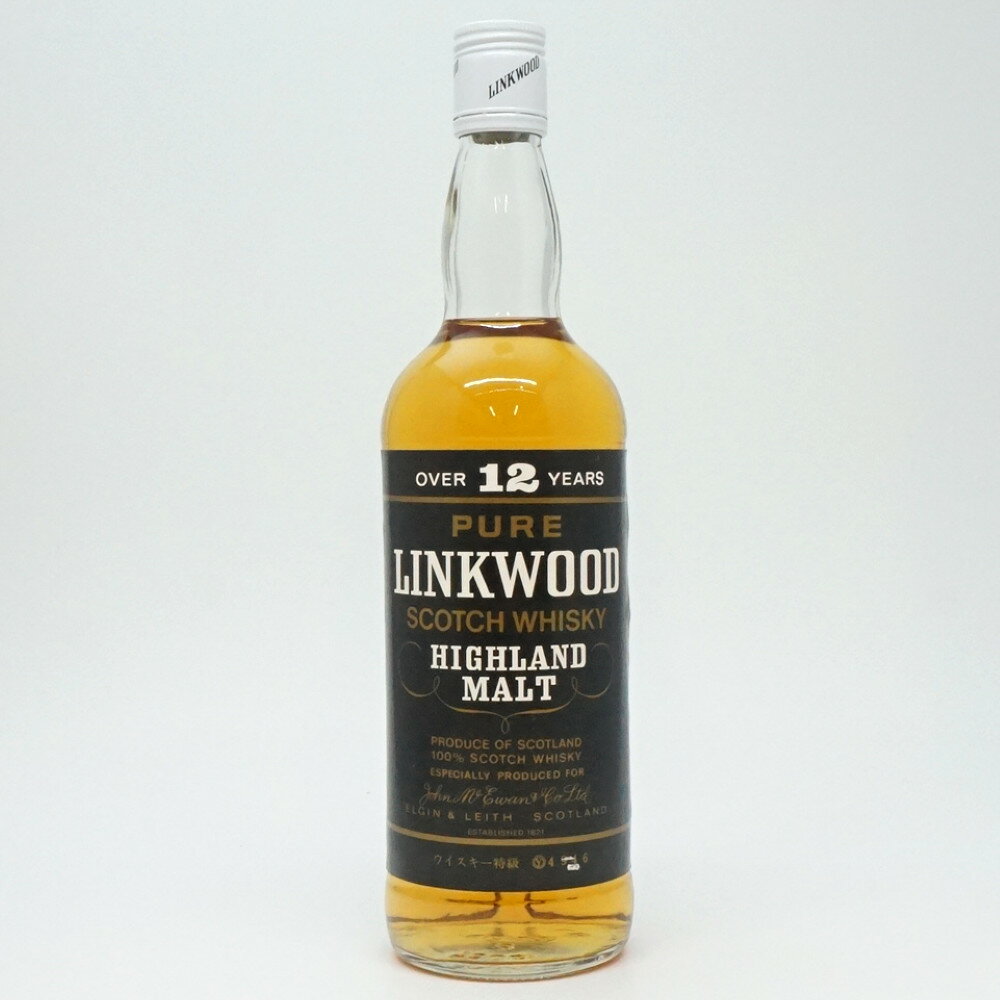 LINKWOOD HIGHLAND MALT リンクウッド ハイランドモルト 12年　スコッチウイスキー　スコットランド　アルコール度数43度　容量750ml　酒　未開栓　【中古】