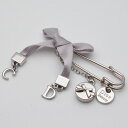 【楽天スーパーSALE 10%OFF 4日20:00~11日01:59】 Dior ディオール Dior Beauty ピンブローチ シルバー/グレー リボンモ...