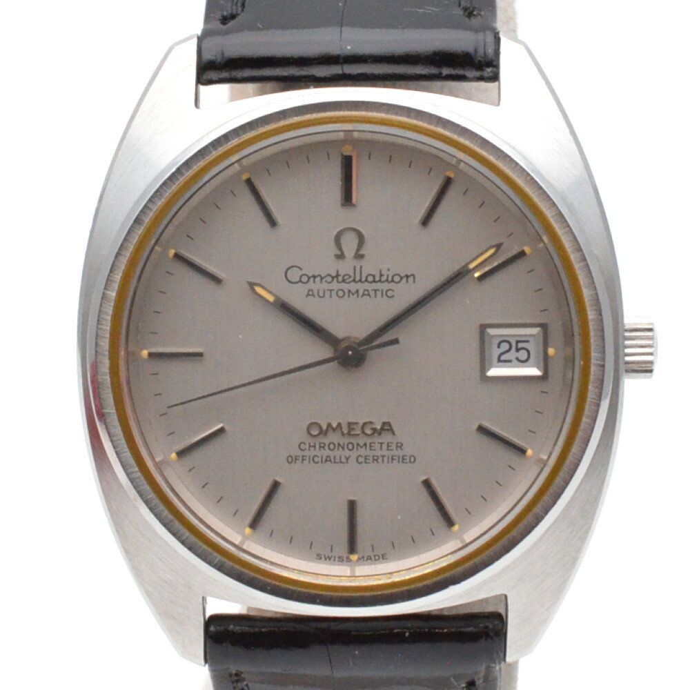 OMEGA　オメガ　168.0056　コンステレーション デイト　オートマチック　自動巻き　35mm　シルバー　クロノメーター　メンズ時計　腕時計　【中古】