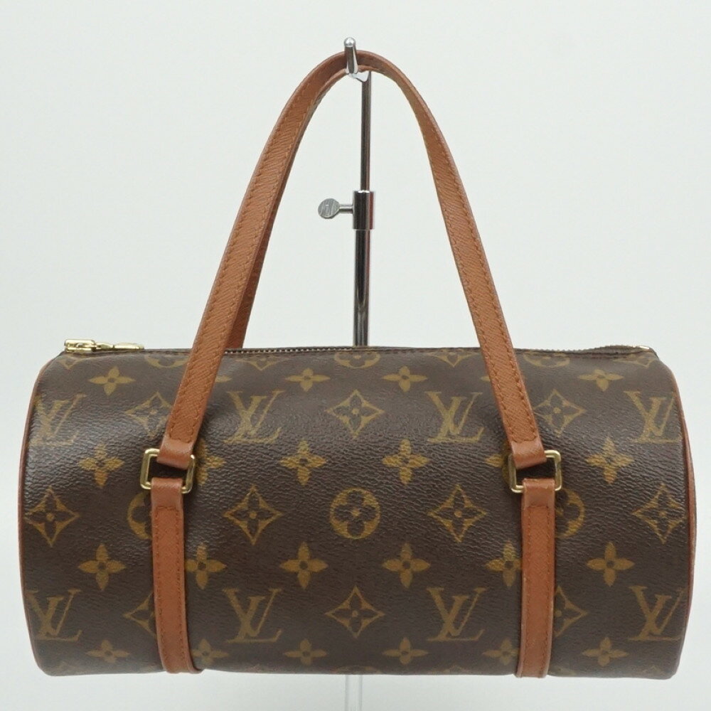 LOUIS VUITTON　ルイヴィトン　M51386　パピヨン26　モノグラム・キャンバス　ブラウン　茶　ハンドバッグ　ショルダーバッグ　肩掛け　手提げ　ミニボストン　レディースバッグ　【中古】