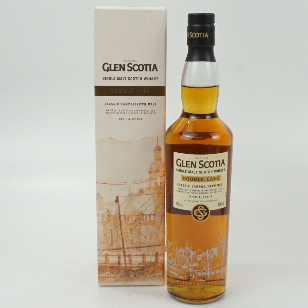 GLEN SCOTIA　DOUBLE CASK　グレンスコシア　ダブルカスク　46度　700ml　スコットランド　シングルモルト　スコッチウイスキー　洋酒　未開栓　【中古】