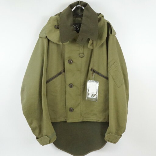 Y's ワイズ YE-J02-816-1 パイロットジャケット ブルゾン アウター サイズM カーキ レディース 未使用 【中古】 Y's ワイズ YE-J02-816-1 パイロットジャケット ブルゾン アウター サイズM カーキ レディース 未使用 【中古】