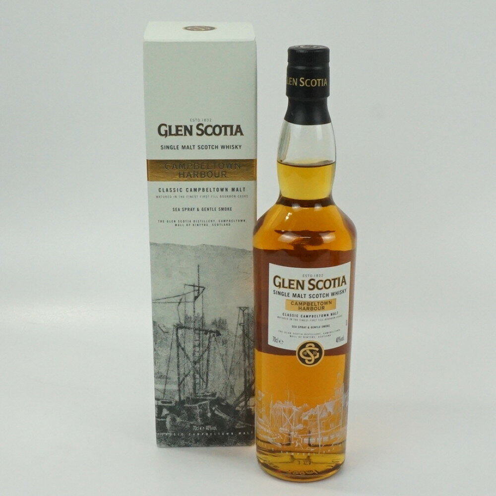 GLEN SCOTIA　CAMPBELTOWN HARBOUR　グレンスコシア キャンベルタウン ハーバー　シングルモルト　スコッチウイスキー　スコットランド　アルコール40度　容量700ml　酒　未開栓　【中古】