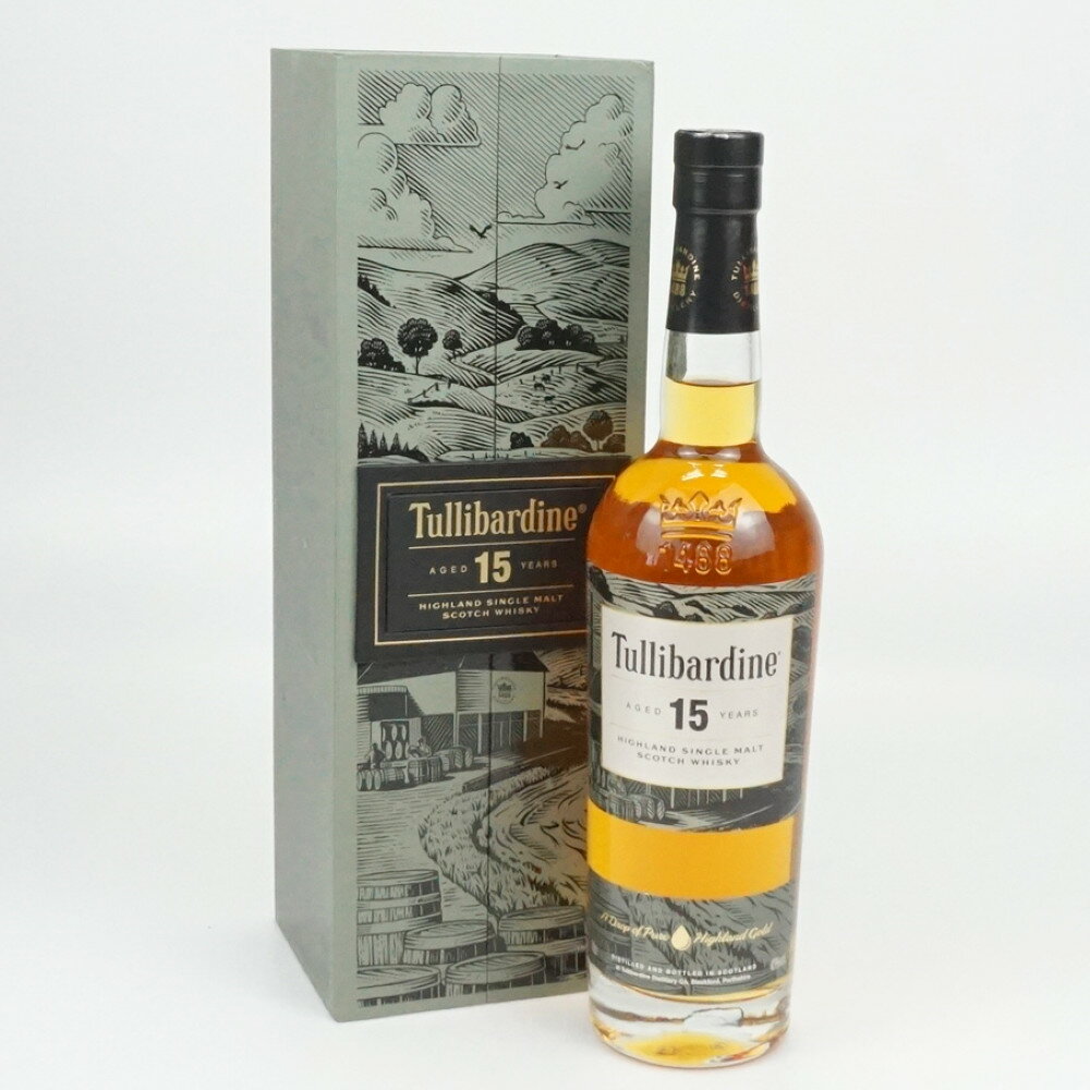 Tullibardine　タリバーディン 15年　スコットランド　43度　700ml　ハイランド　シングルモルト　スコッチウイスキー　洋酒　未開栓　【中古】