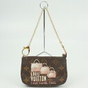 LOUIS VUITTON ルイヴィトン M60245 ミニポシェットアクセソワール モノグラム・キャンバス ブラウン 茶 ハンドバッグ ポーチ ミニバッグ レ...