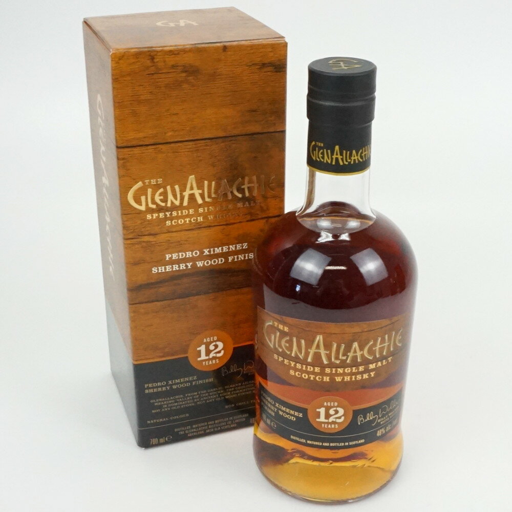 グレンアラヒー GLENALLACHIE 12年 PEDRO XIMENEZ SHERRY WOOD FINISH　グレンアラヒー　モルト　スコッチウイスキ