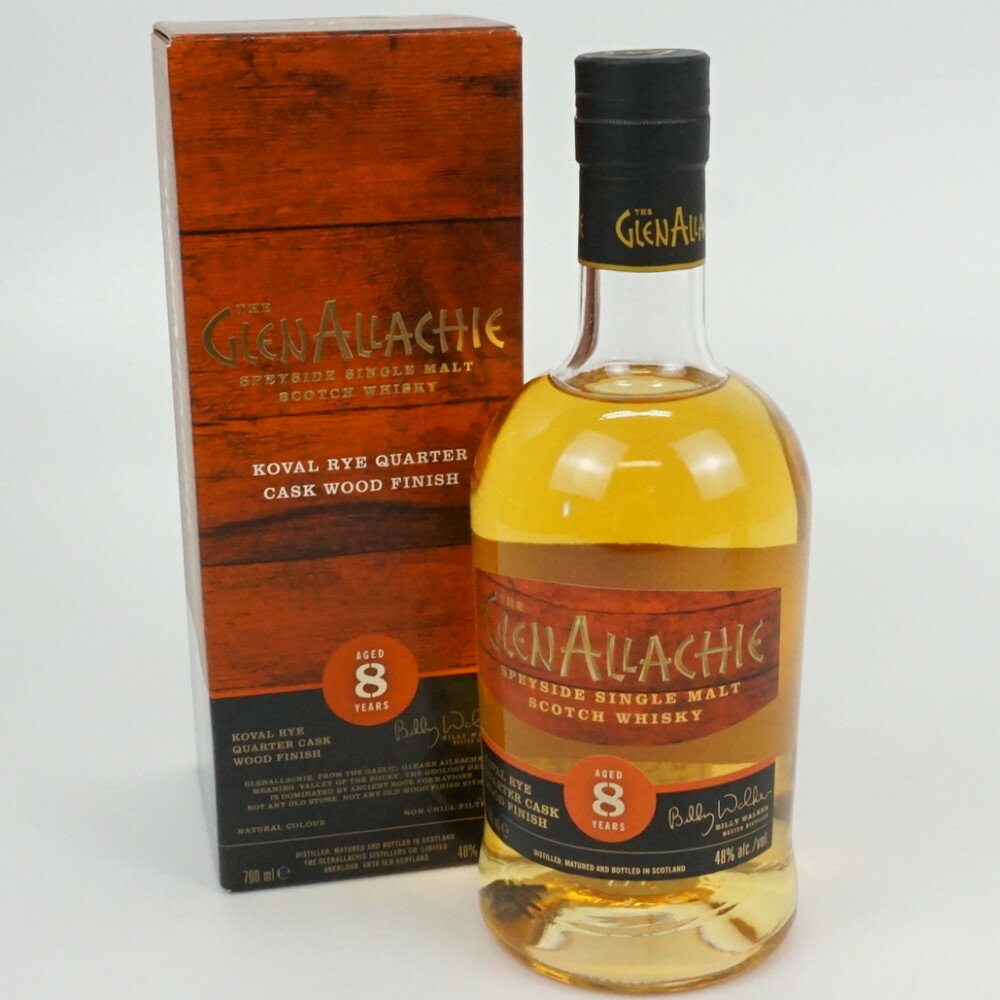 GLENALLACHIE GLENALLACHIE 8年 KOVAL RYE QUARTER CASK WOOD FINISH　グレンアラヒー　シングルモルト　スコッ