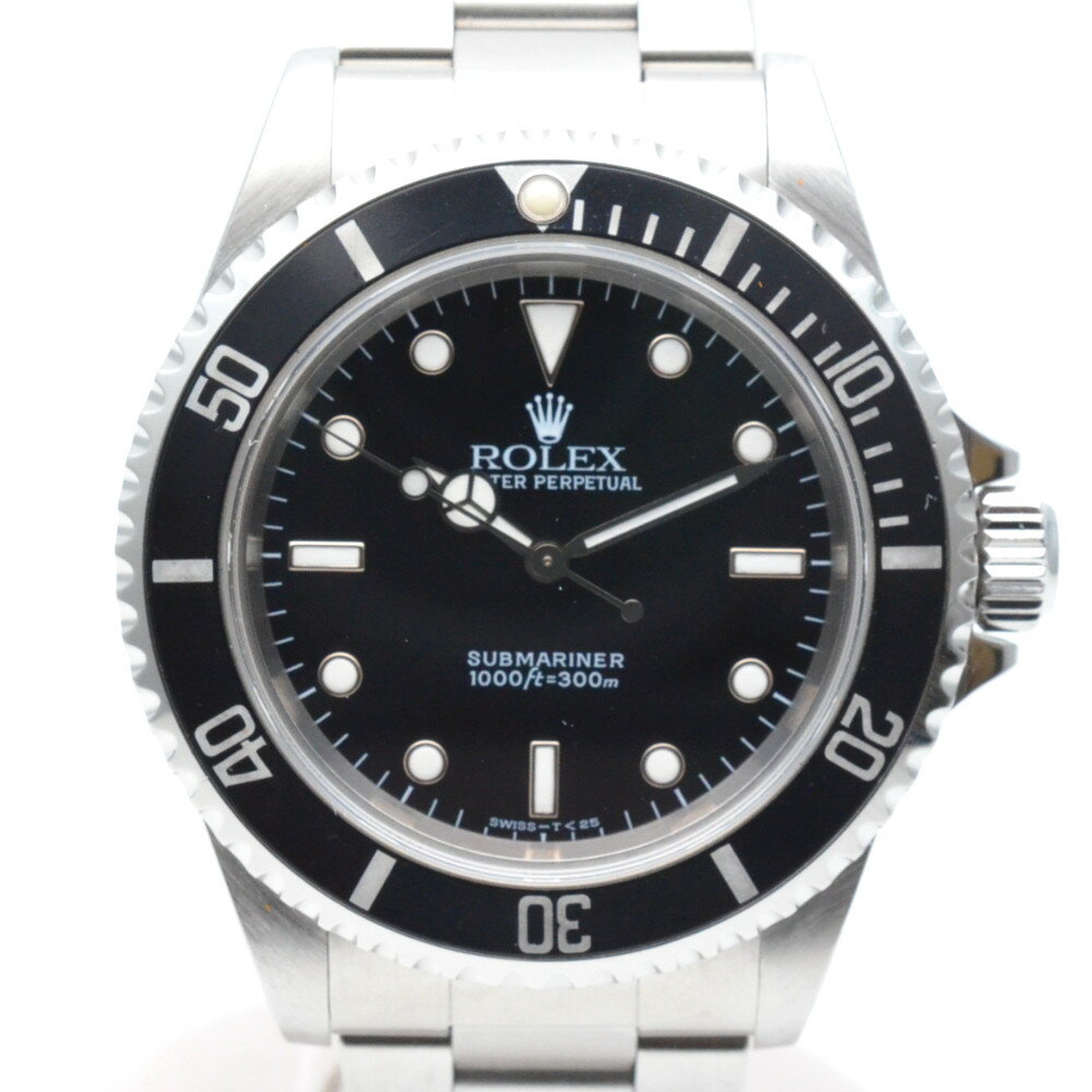 ROLEX　ロレックス　14060　サブマリーナノンデイト　U番(1997年頃)　ブラック　自動巻き　オートマチック　40mm　300M防水　メンズ時計　腕時計　【中古】