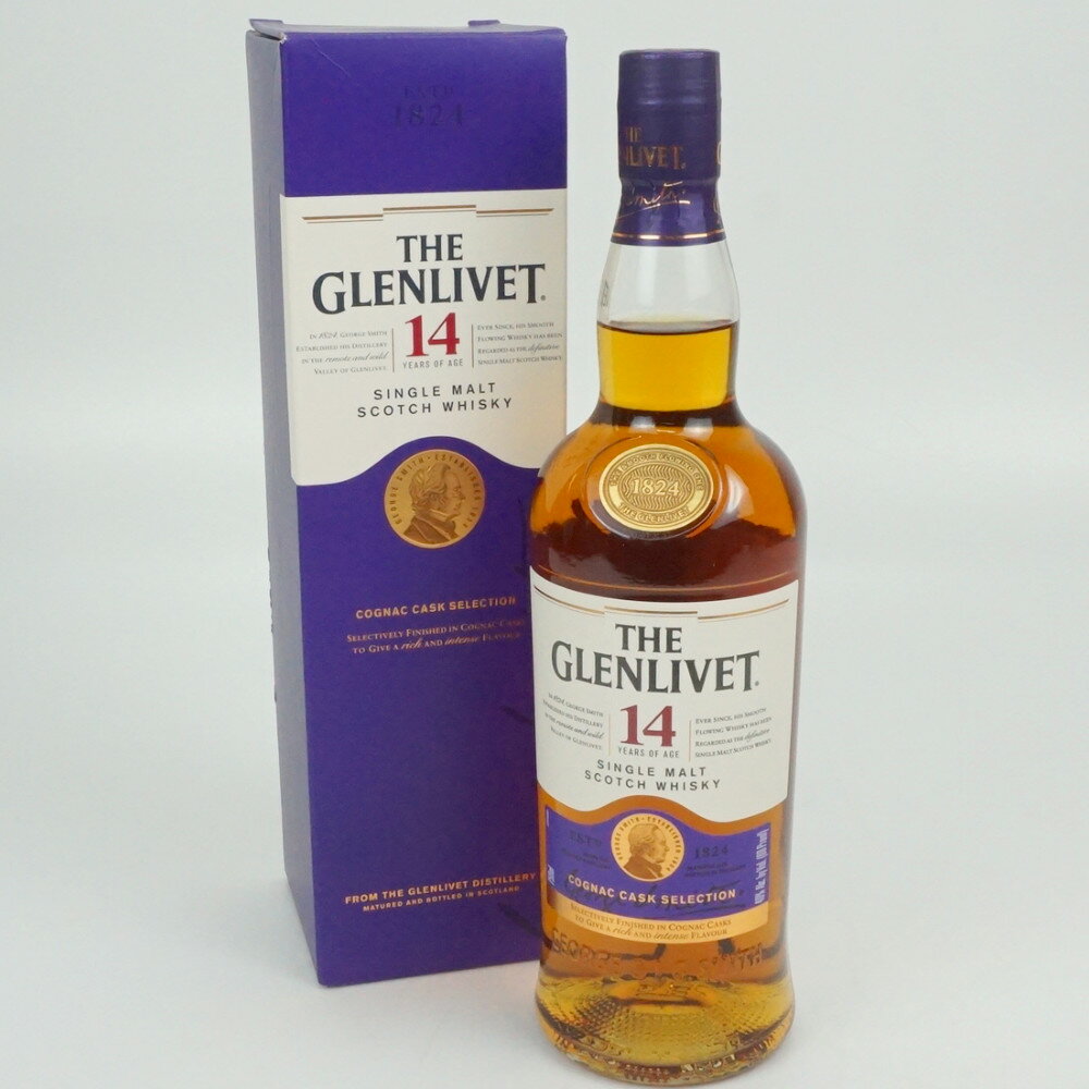 GLENLIVET THE GLENLIVET 14年 COGNAC CASK SELECTION　ザ グレンリベット　シングルモルト　スコッチウイスキー　スコ