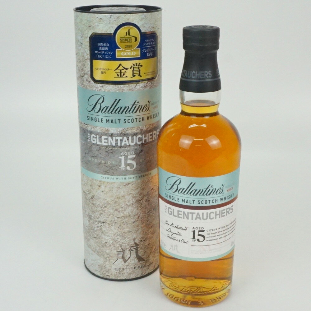 Ballantine's THE GLENTAUCHERS　バランタイン　グレントファーズ　15年　40度　700ml　シングルモルトスコッチウイスキー　スペイサイド　酒　未開栓　【中古】