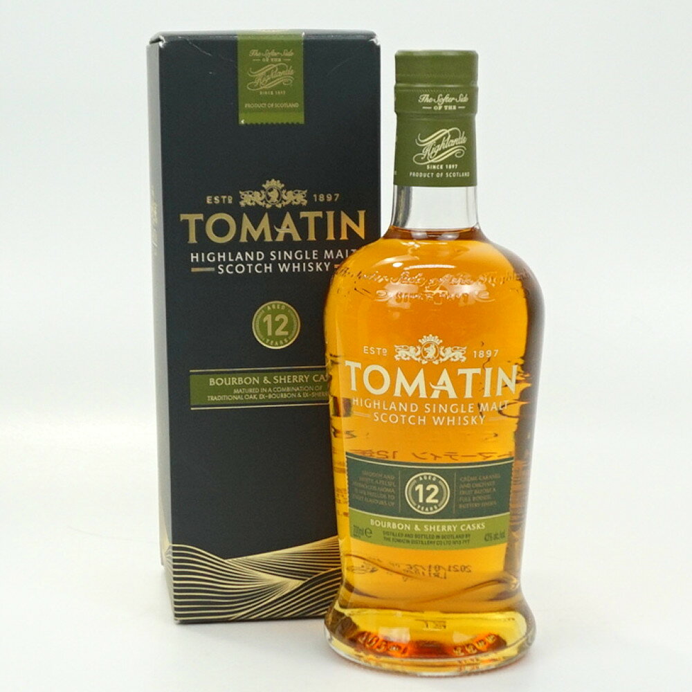 トマーティン 700ml TOMATIN 12年 BOURBON＆SHERRY CASKS　トマーティン　シングルモルト　スコッチウイスキー　スコットランド　アルコー