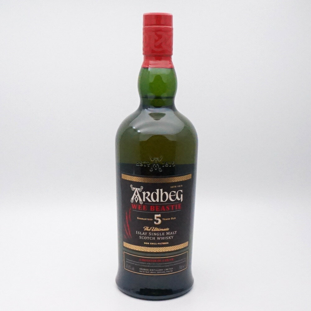 Ardbeg 5年 WEE BEASTIE　アードベッグ　シングルモルト　スコッチウイスキー　スコットランド　アルコール度数47.4度　容量700ml　酒　未開栓　【中古】