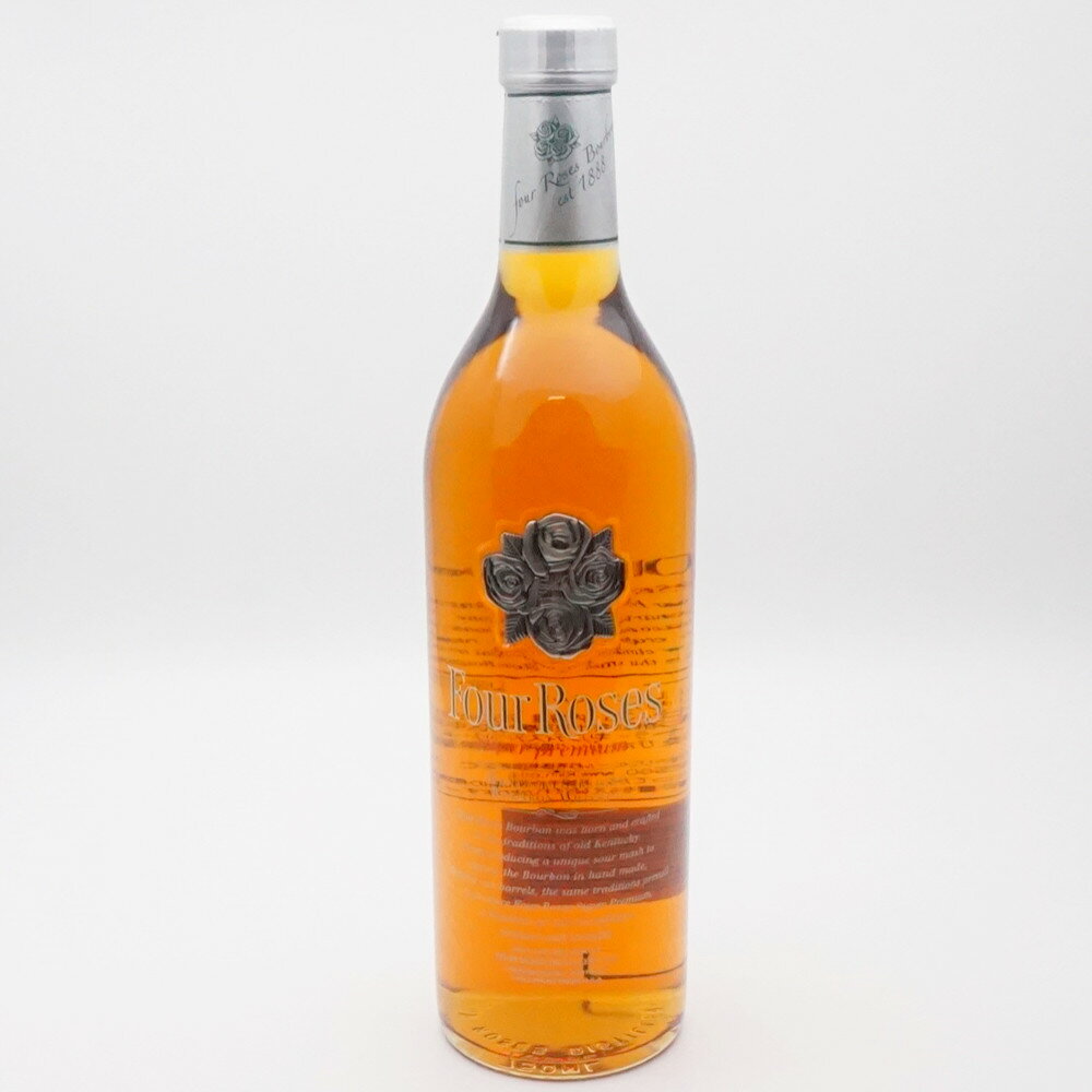 Four Roses Super Premium フォアローゼス　ストレートバーボンウイスキー　アメリカ　アルコール度数43度　容量750ml　酒　未開栓　【中古】