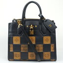 LOUIS VUITTON ルイヴィトン M53252 シティスティーマーPM モノグラムリバース ノワール キャメル ハンドバッグ ショルダーバッグ レディー...
