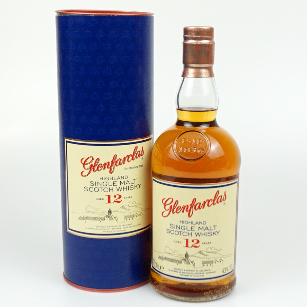 GLENFARCLAS GLENFARCLAS 12年　グレンファークラス　シングルモルト　スコッチウイスキー　スコットランド　アルコール度数43度　容量700ml