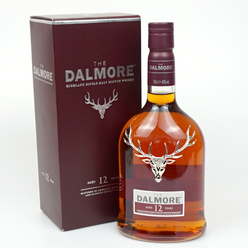 DALMORE THE DALMORE 12年　ダルモア　シングルモルト　スコッチウイスキー　スコットランド　アルコール度数40度　容量700ml　酒　未開