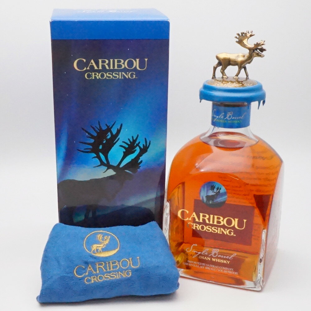 CARIBOO CROSSING　カリブー クロッシング　シングルバレル　カナディアンウイスキー　アルコール度数40度　容量750ml　酒　未開栓　【中古】