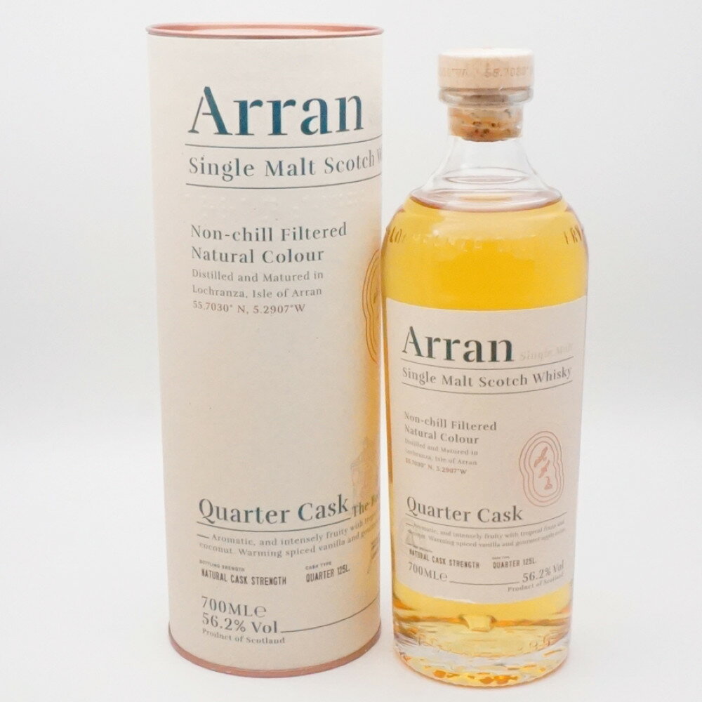 Arran Quarter Cask　アラン クォーターカスク　シングルモルト　スコッチウイスキー　スコットランド　アルコール度数56.2度　容量700ml　酒　未開栓　【中古】