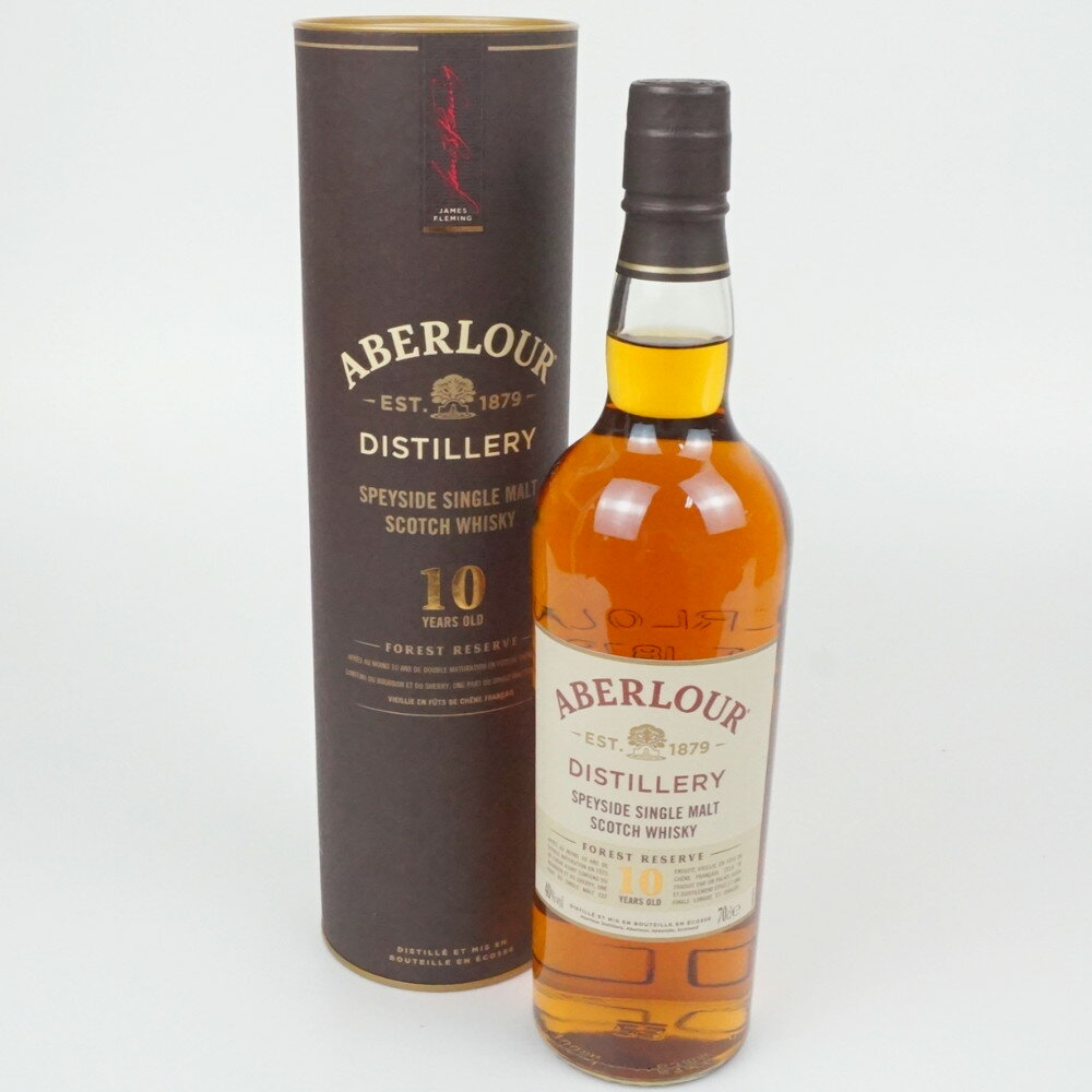 ABERLOUR 10年 DISTILLERY FOREST RESERVE　アベラワー　シングルモルト　スコッチウイスキー　スコットランド　アルコール度数40度　容量700ml　酒　未開栓　【中古】