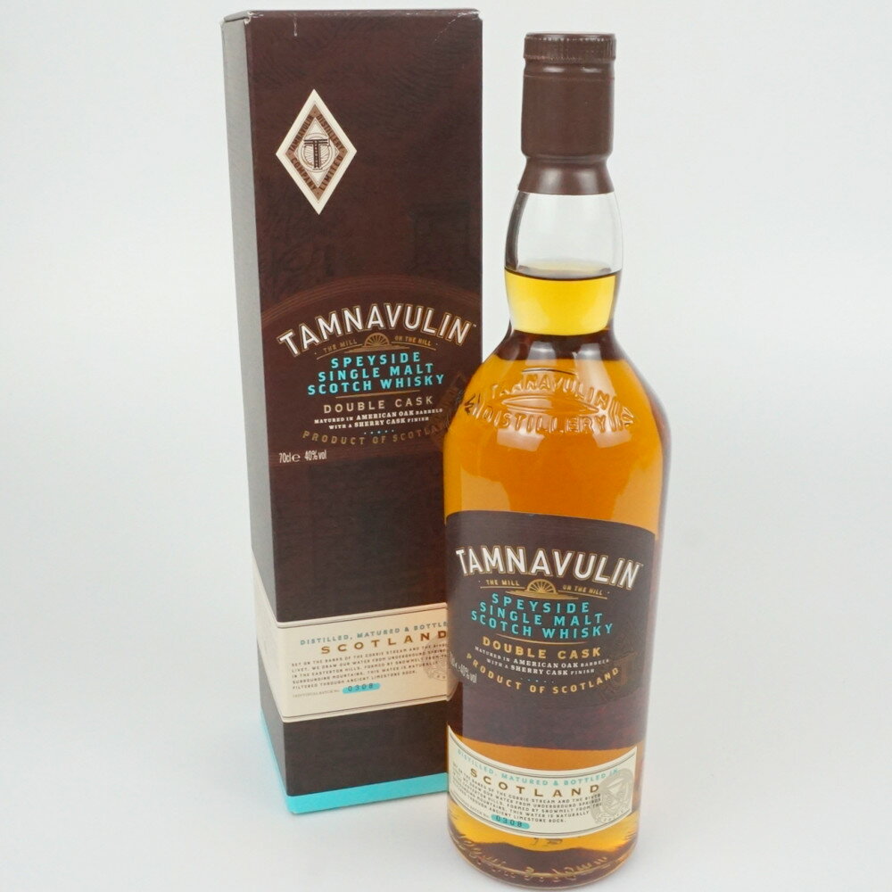 TAMNAVULIN DOUBLE CASK　タムナヴ―リン ダブルカスク　シングルモルト　スコッチウイスキー　スコットランド　アルコール度数40度　容量700ml　酒　未開栓　【中古】