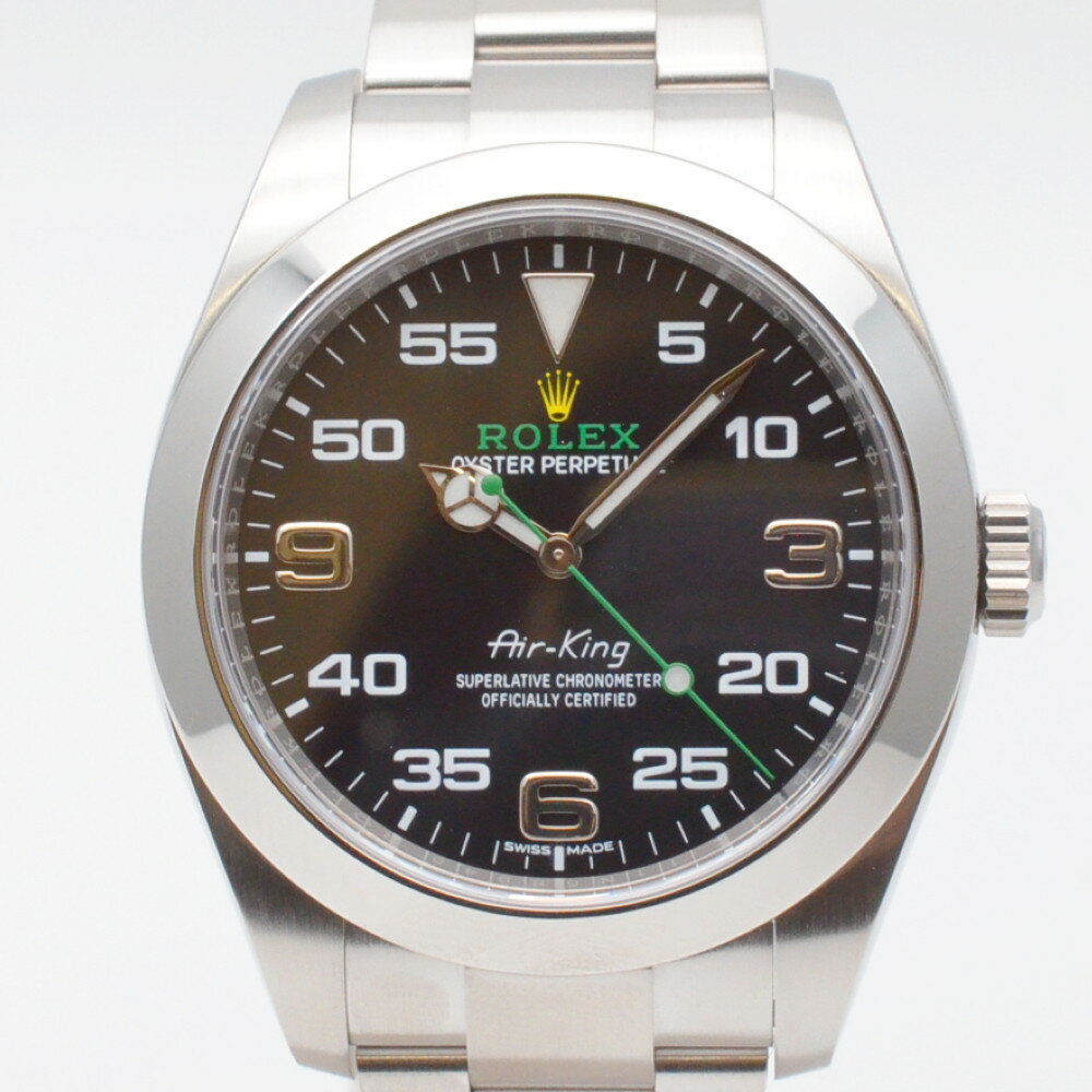 ROLEX　ロレックス　116900　エアキング　ランダム番　2020年1月記載　ブラック　自動巻き　オートマチック　40mm　メンズ時計　腕時計　【中古】