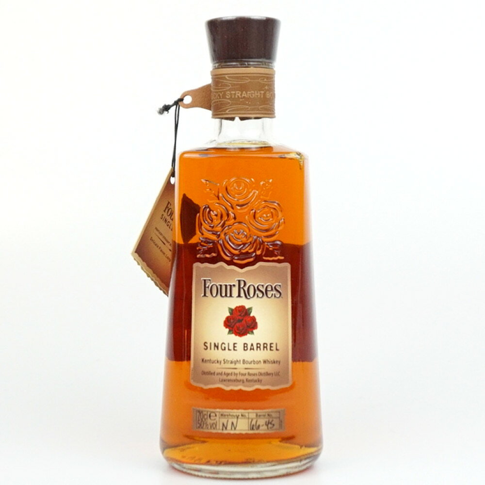 Four Roses　フォアローゼズ　シングルバレル　ストレート　バーボンウイスキー　アメリカ　アルコール度数50度　容量700ml　酒　未開栓　【中古】