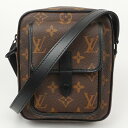 LOUIS VUITTON ルイヴィトン M69404 クリストファー・ウェラブルウォレット モノグラム ブラウン ミニショルダーバッグ メンズ レディース 【...