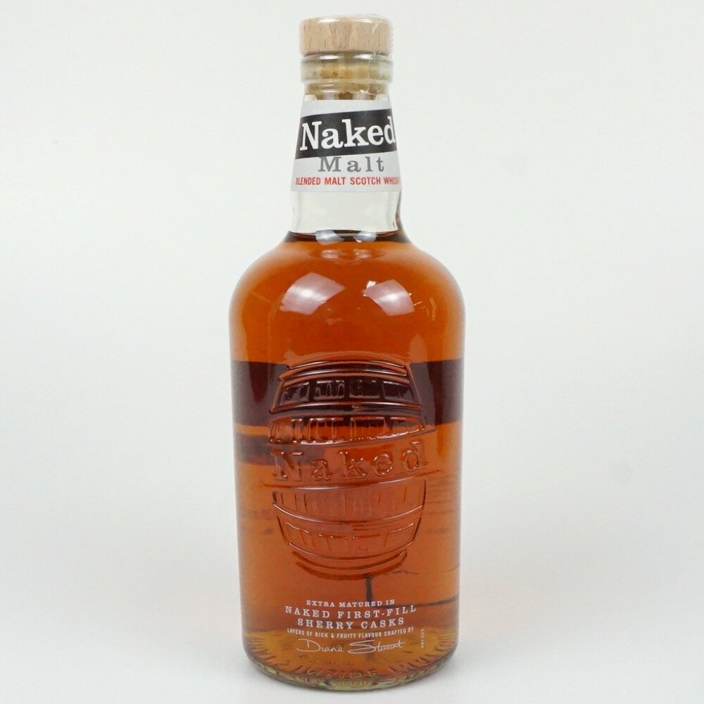 FAMOUS GROUS Naked Malt　フェイマスグラウス　ネイキッドモルト　モルトグレーン　スコッチウイスキー　容量700ml　アルコール度数40度　酒　未開栓　【中古】