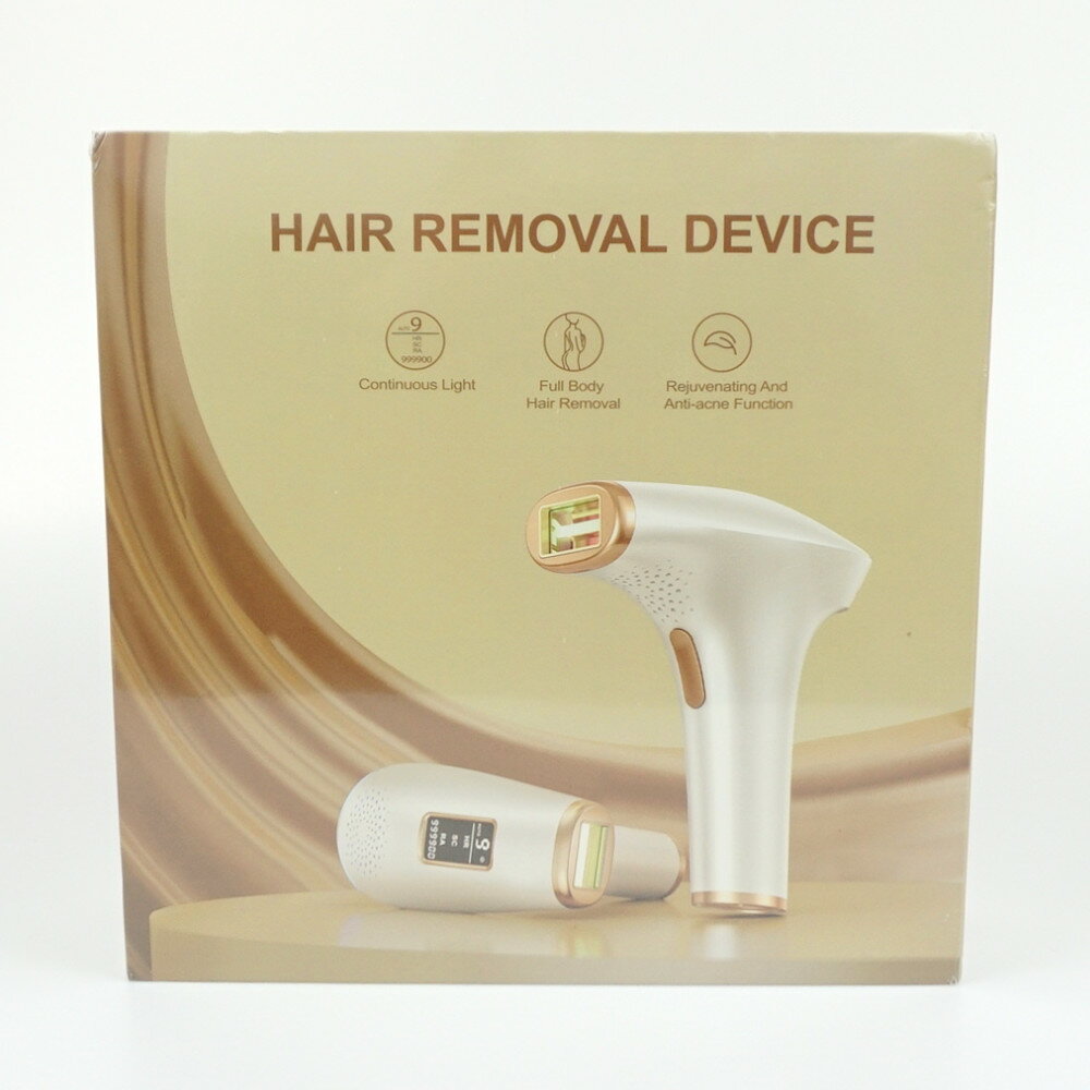 HAIR REMOVAL DEVICE　脱毛器　　全身対応　美容家電　IPL光美容機器　メンズ　レディース　未開封　未使用　【中古】