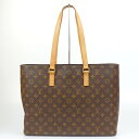 LOUIS VUITTON ルイヴィトン M51155 ルコ モノグラム・キャンバス ブラウン 茶 トートバッグ 肩掛け ショルダー ビジネスバッグ レディース...