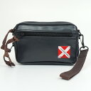 LUGGAGE LABEL ラゲッジレーベル 951-09244 ライナーポーチ ブラック 黒 ベルトポーチ 小物入れ ミニバッグ メンズ レディース 【中古】